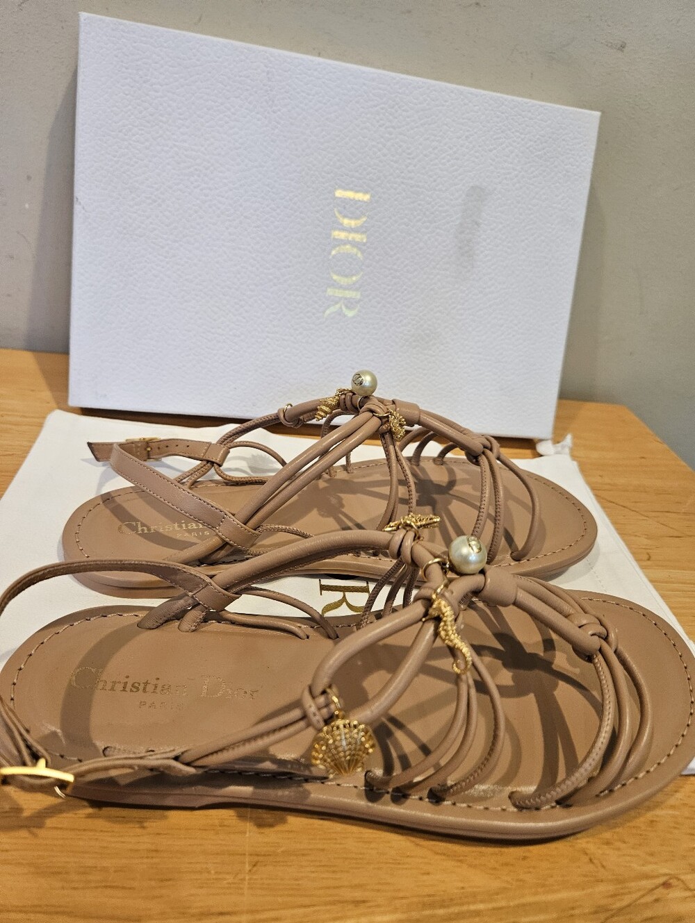 Christian Dior Dioriviera Sandals Size 38.5 New - Picture 8 of 11